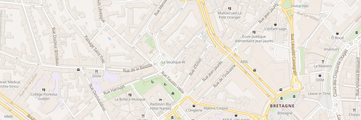 Plan du 4 Pl Edouard Normand à Nantes