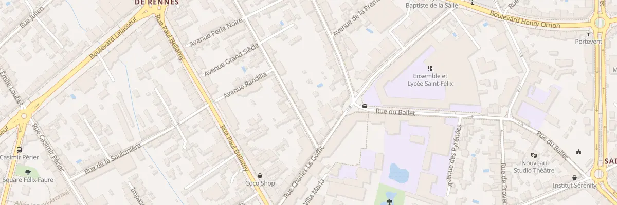 Plan du 10 Rue de la Ville aux Roses à Nantes