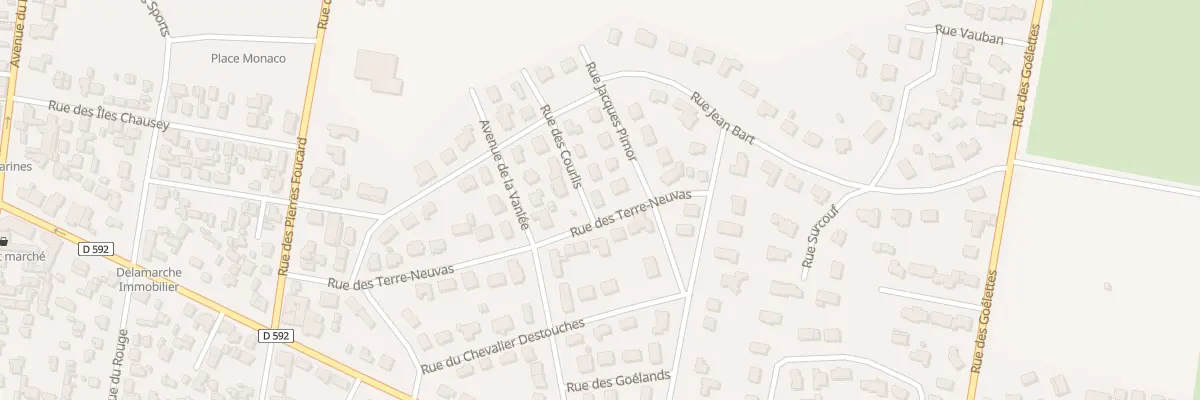 Plan du 23 Rue des Terre Neuvas à Bréhal