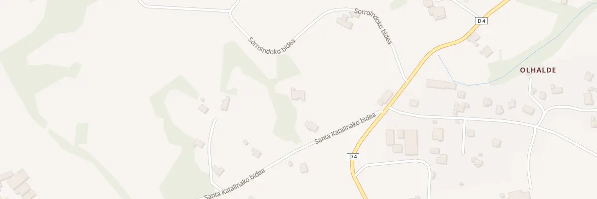 Plan du 70 Santa Katalinako bidea à Sare