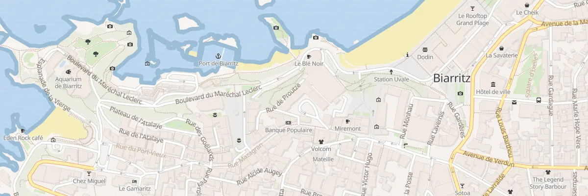 Plan du 4 Rue Mazagran à Biarritz