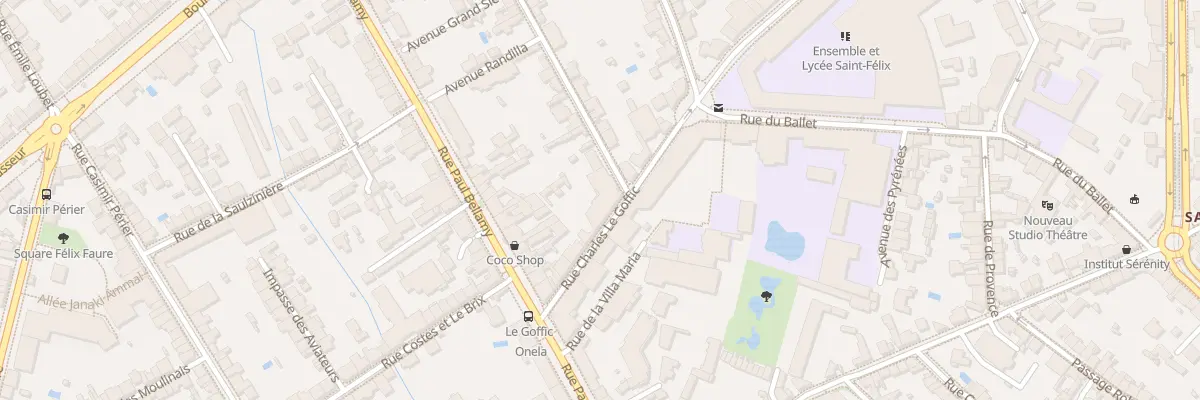 Plan du 1 Rue de la Ville aux Roses à Nantes