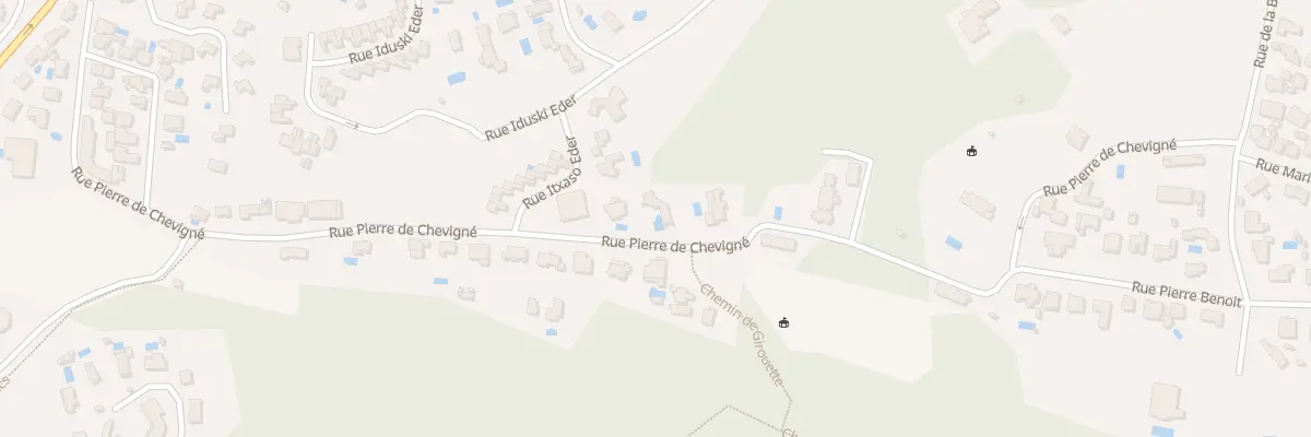 Plan du 74 Rue Pierre de Chevigné à Biarritz