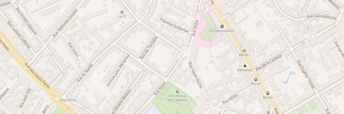 Plan du 24 Rue Noire à Nantes