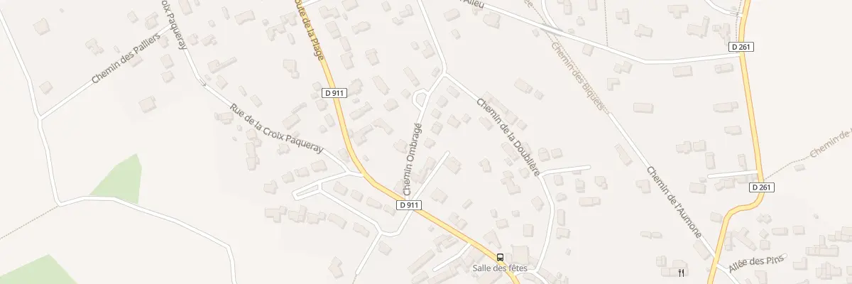 Plan du 2 Che Ombragé à Carolles