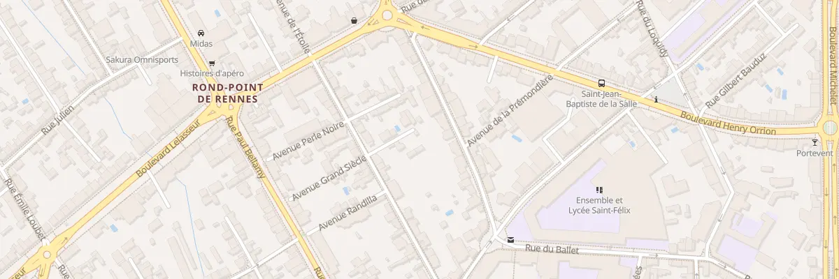 Plan du 30B Rue de la Ville aux Roses à Nantes