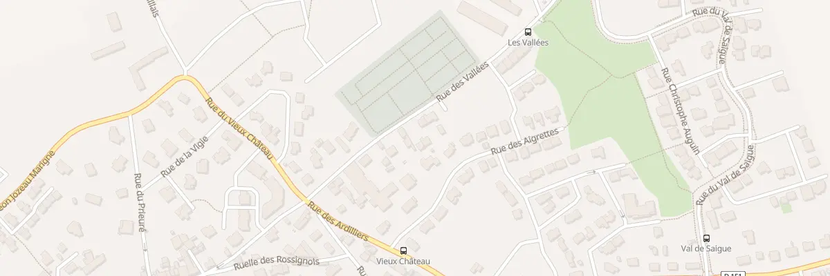 Plan du 9018A Rue des Vallees à Saint-Pair-sur-Mer