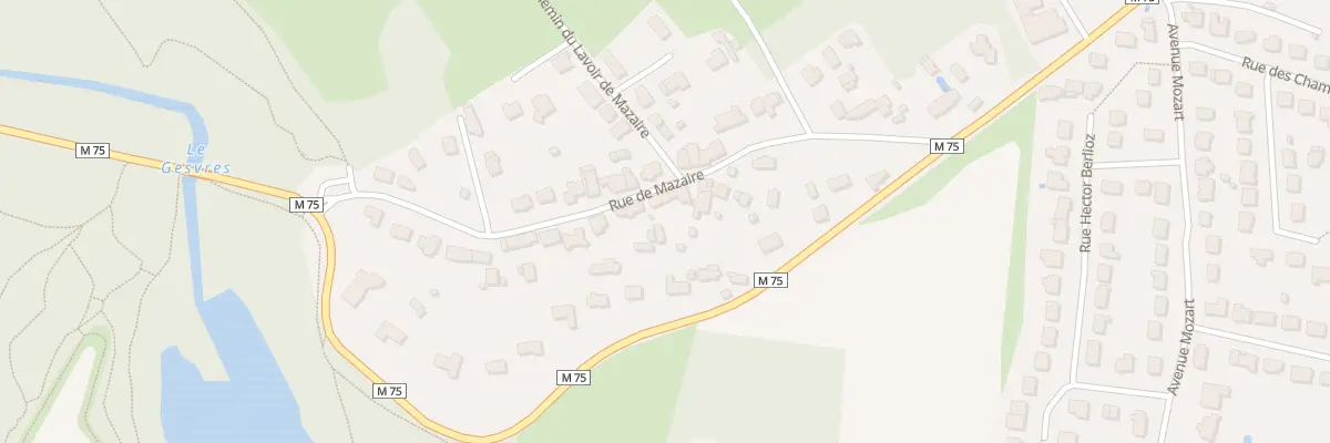 Plan du 15 Rue de Mazaire à La Chapelle-sur-Erdre