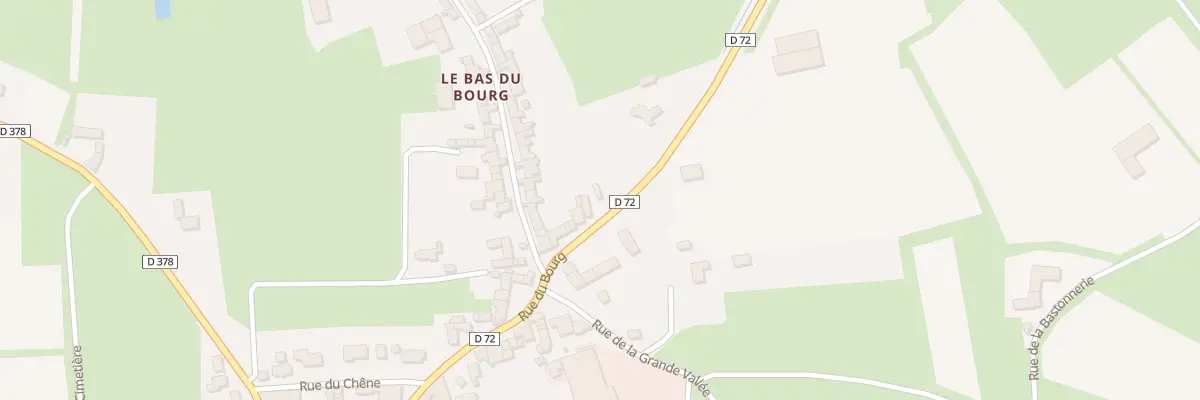 Plan du 127 Rue du Bourg à Créances