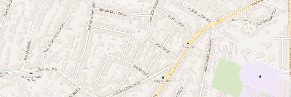 Plan du 24 Rue de la Perverie à Nantes