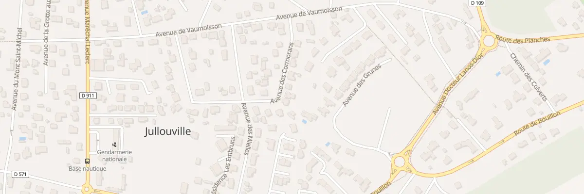 Plan du 36 Av des Cormorans -Jullouville à Jullouville