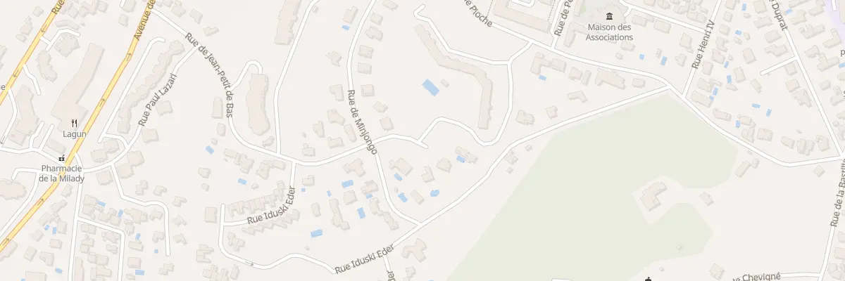 Plan du 9001 Res Hauts de Biarritz à Biarritz