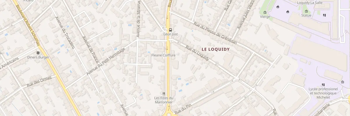 Plan du 8 Bd Gabriel Lauriol à Nantes
