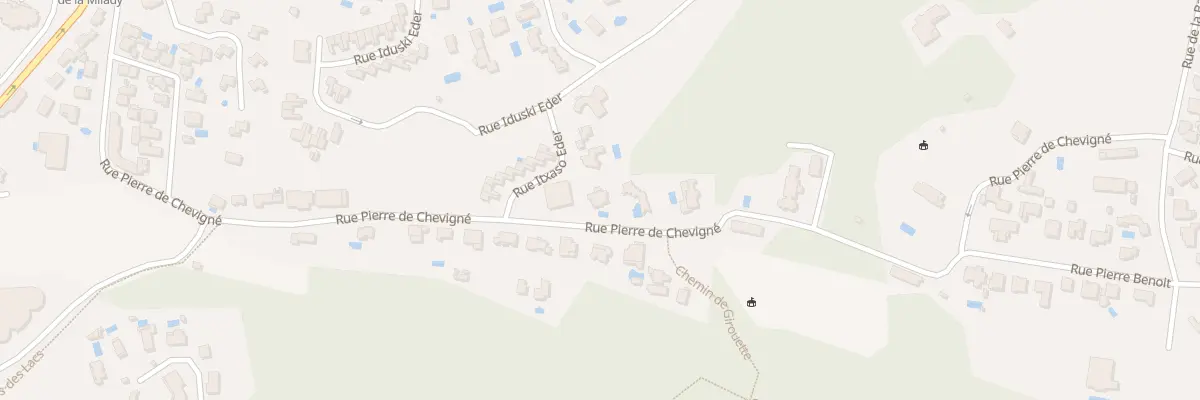 Plan du 76 Rue Pierre de Chevigné à Biarritz