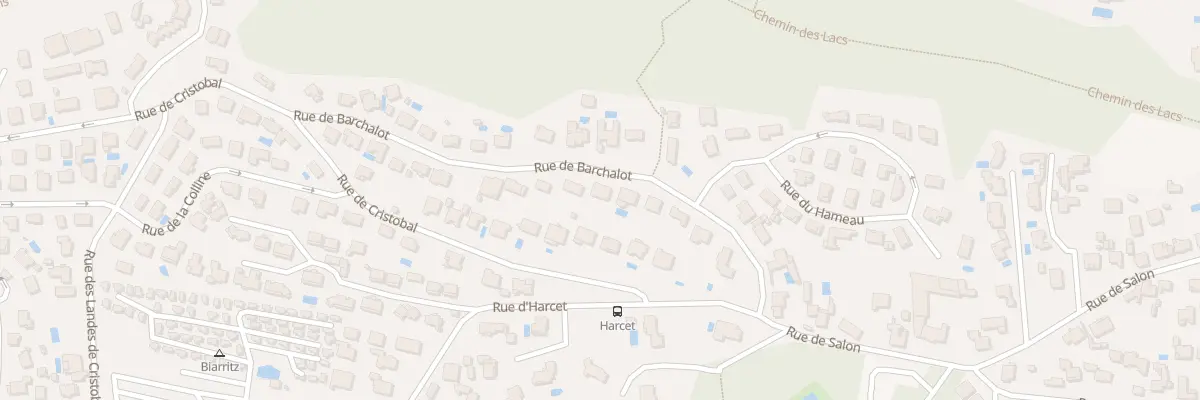 Plan du 11 Rue de Barchalot à Biarritz