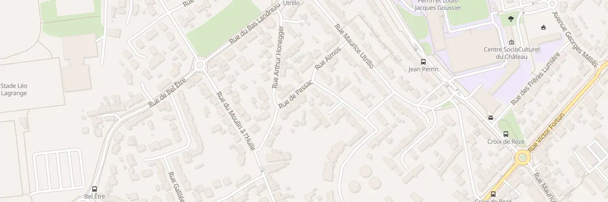 Plan du 1 Rue Pessac à Rezé