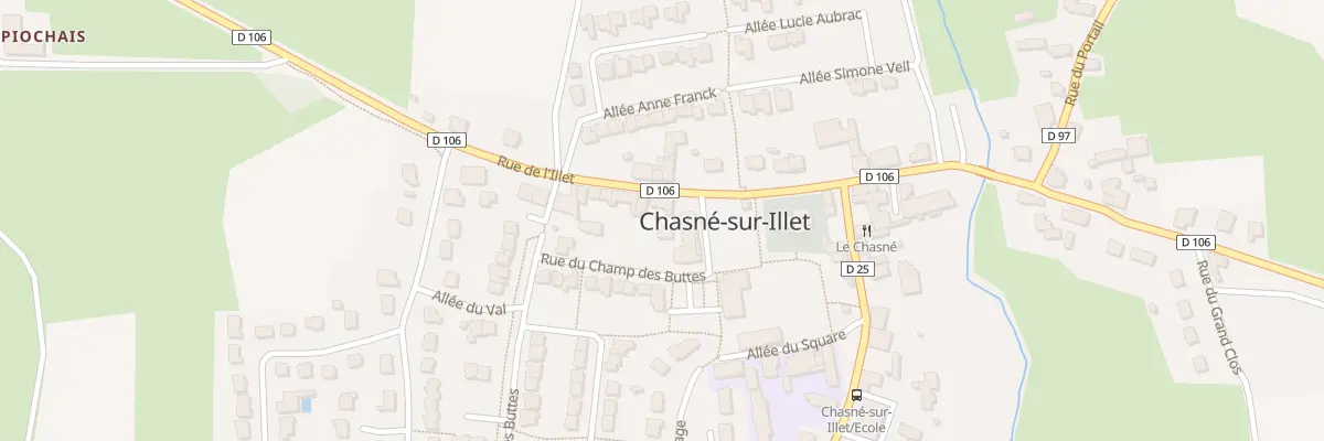 Plan du 1 Rue de l’Illet à Chasné-sur-Illet