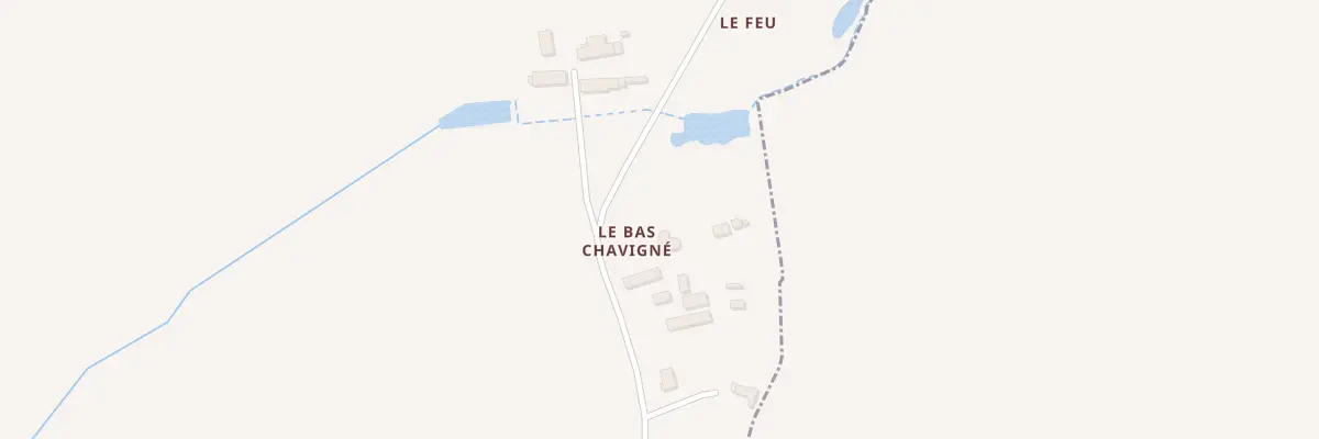 Plan du 5817 Chavigné à Corps-Nuds
