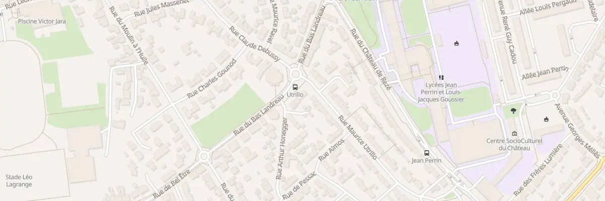 Plan du 3 Rue Arthur Honegger à Rezé