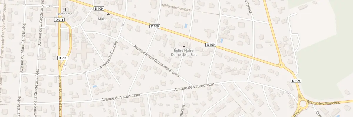 Plan du 2 All Sainte Marie -Jullouville à Jullouville
