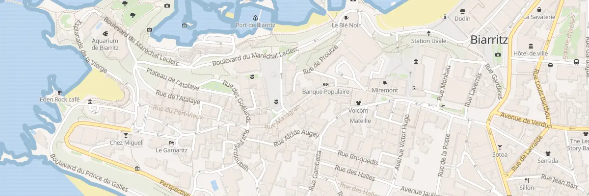 Plan du 18 Rue Mazagran à Biarritz