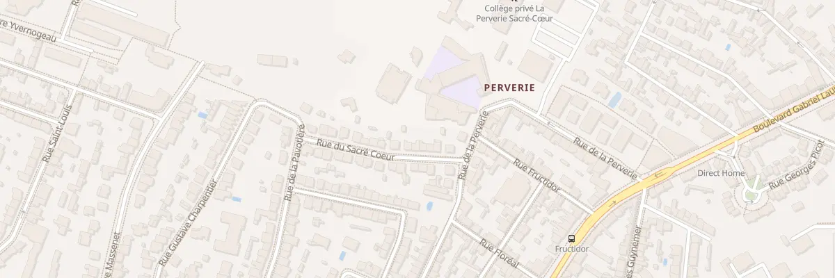 Plan du 10 Rue du Sacré Coeur à Nantes