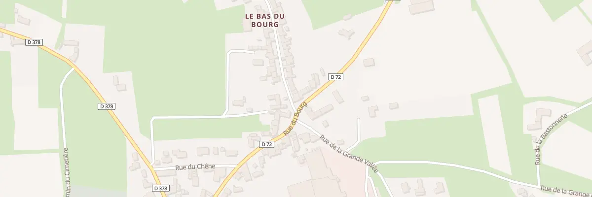 Plan du 103 Rue du Bourg à Créances