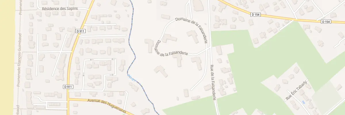 Plan du 154 Che de la Faisanderie à Saint-Pair-sur-Mer
