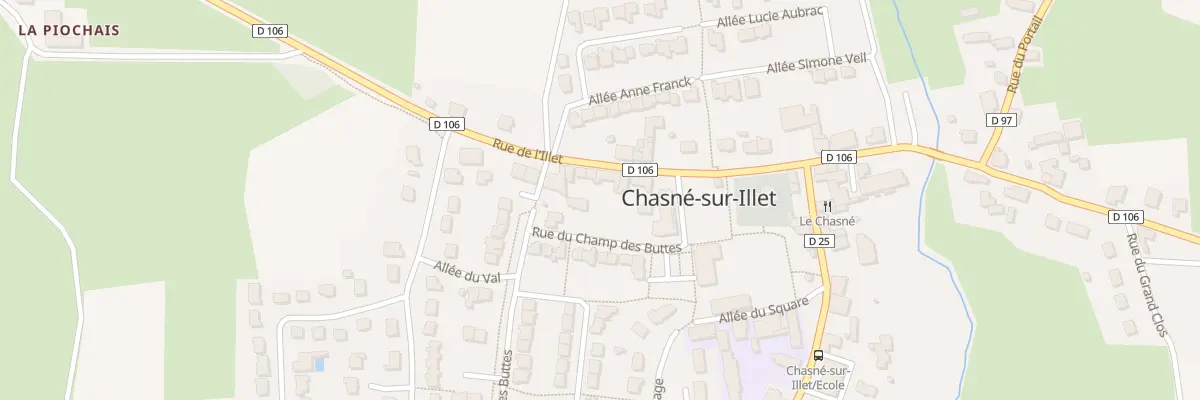 Plan du 5 Rue de l’Illet à Chasné-sur-Illet