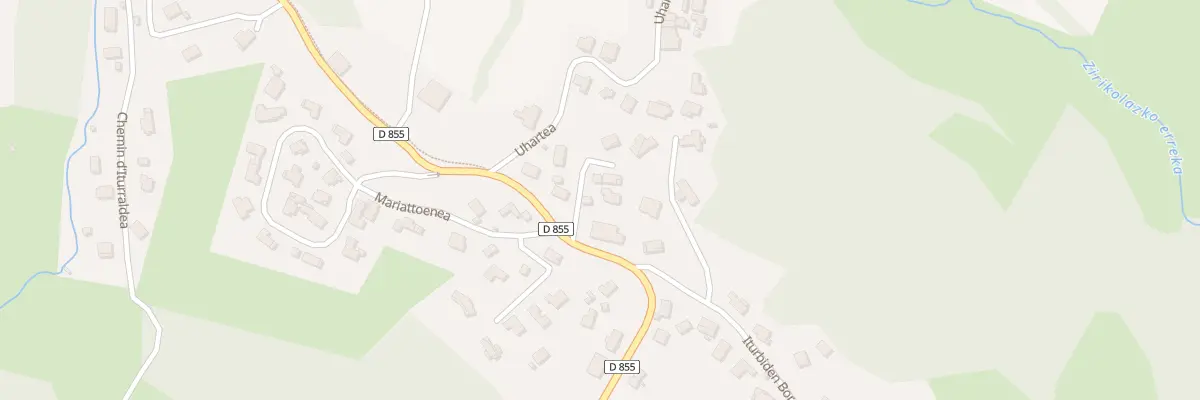 Plan du 839 Che d’Ostaleriakoborda à Ahetze