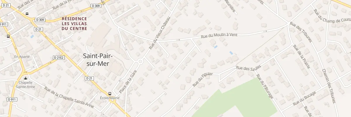 Plan du 122A Rue du Moulin à Vent à Saint-Pair-sur-Mer