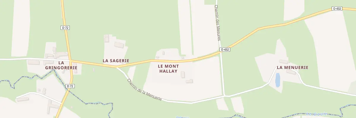 Plan du 5763 Le Pont de la Masure à Pirou