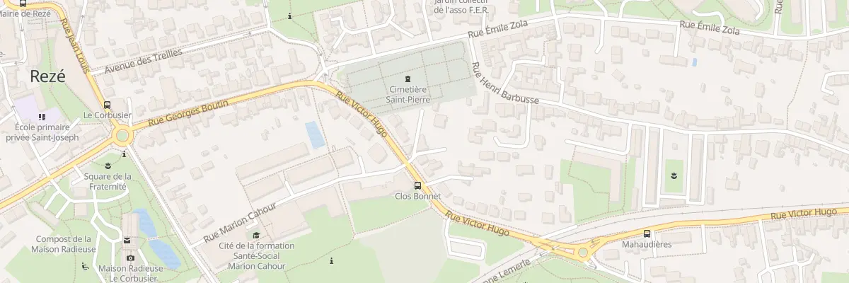 Plan du 56 Rue Victor Hugo à Rezé