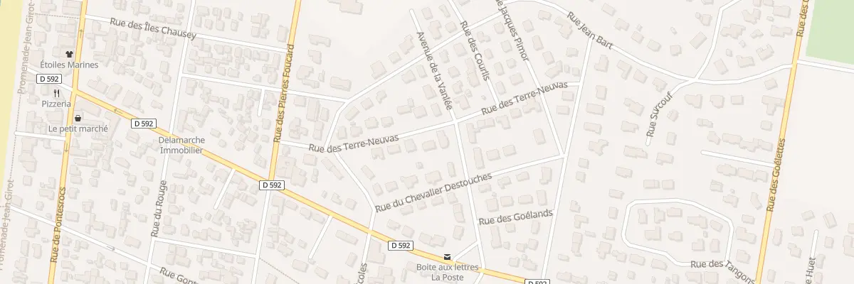 Plan du 16 Rue des Terre Neuvas à Bréhal