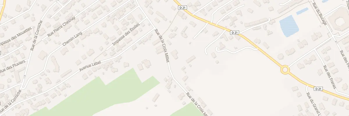 Plan du 297 Rue de la Croix Millet à Saint-Pair-sur-Mer