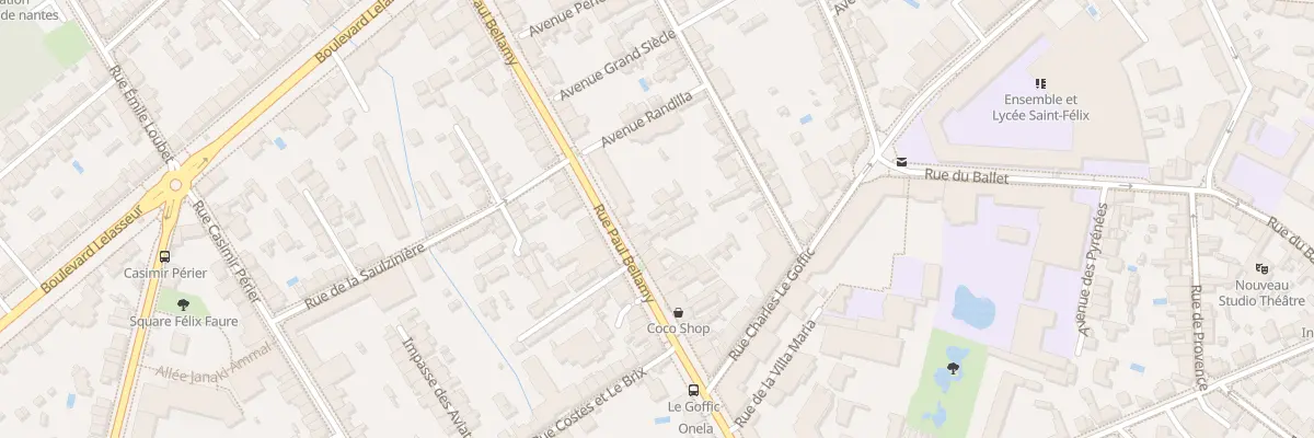 Plan du 192 Rue Paul Bellamy à Nantes