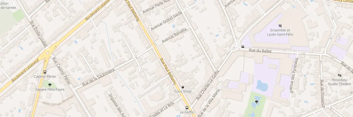 Plan du 194 Rue Paul Bellamy à Nantes