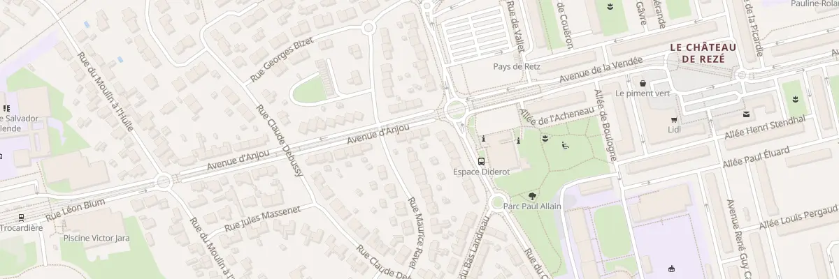 Plan du 5 Av d’Anjou à Rezé