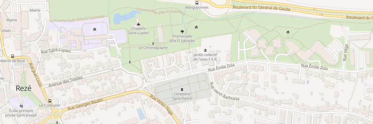 Plan du 10 Rue des Amphores à Rezé