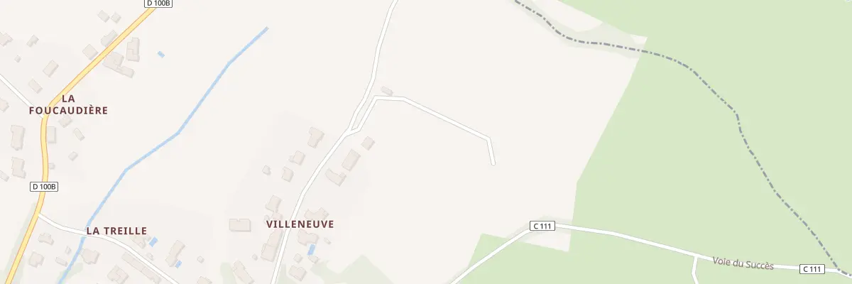 Plan du 5000 Villeneuve à Landeronde