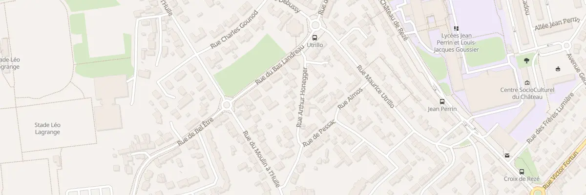 Plan du 6 Rue Arthur Honegger à Rezé