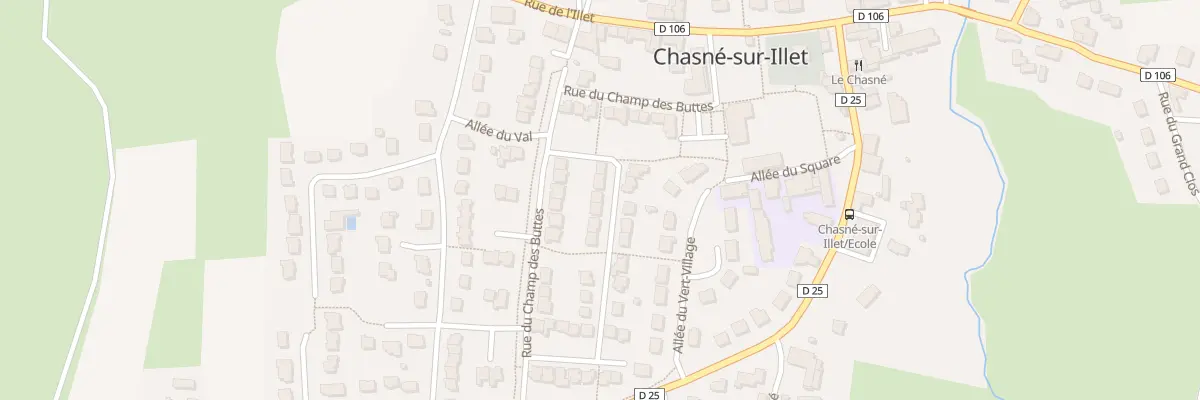 Plan du 21 Rue du Château à Motte à Chasné-sur-Illet