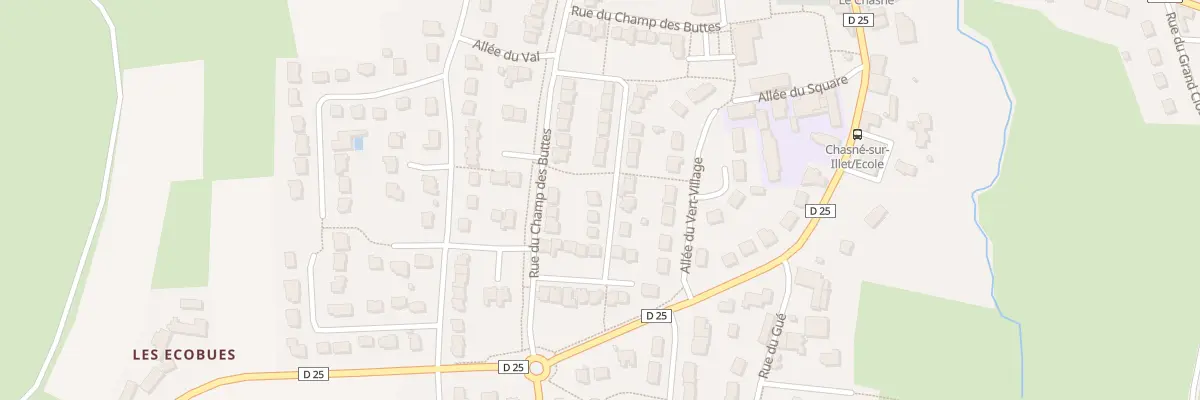 Plan du 13 Rue du Château à Motte à Chasné-sur-Illet