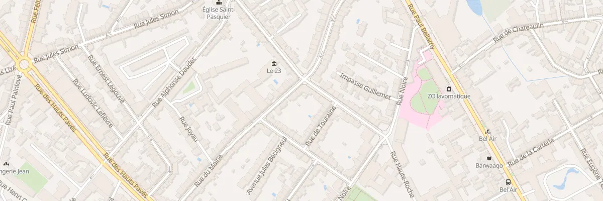 Plan du 3 Rue du Maine à Nantes