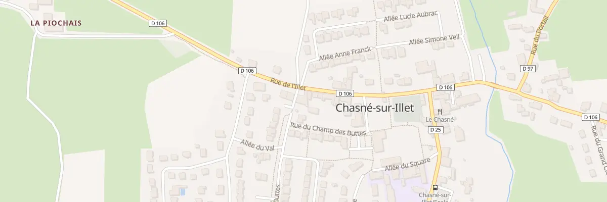 Plan du 13 Rue de l’Illet à Chasné-sur-Illet