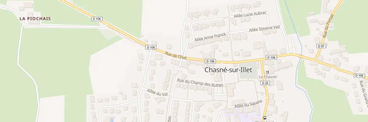 Plan du 13B Rue de l’Illet à Chasné-sur-Illet