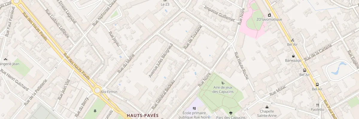 Plan du 5 Rue d’Anjou à Nantes