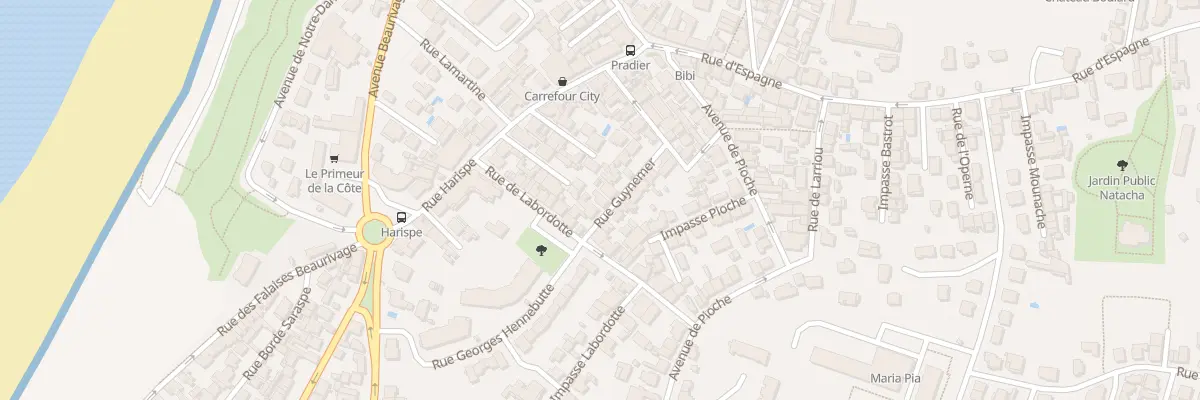 Plan du 5 Rue Guynemer à Biarritz