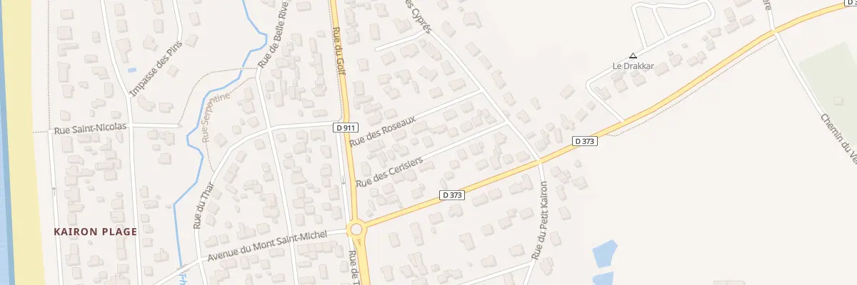 Plan du 87 Rue des Cerisiers à Saint-Pair-sur-Mer