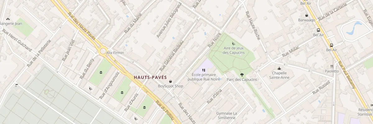 Plan du 50 Rue Noire à Nantes